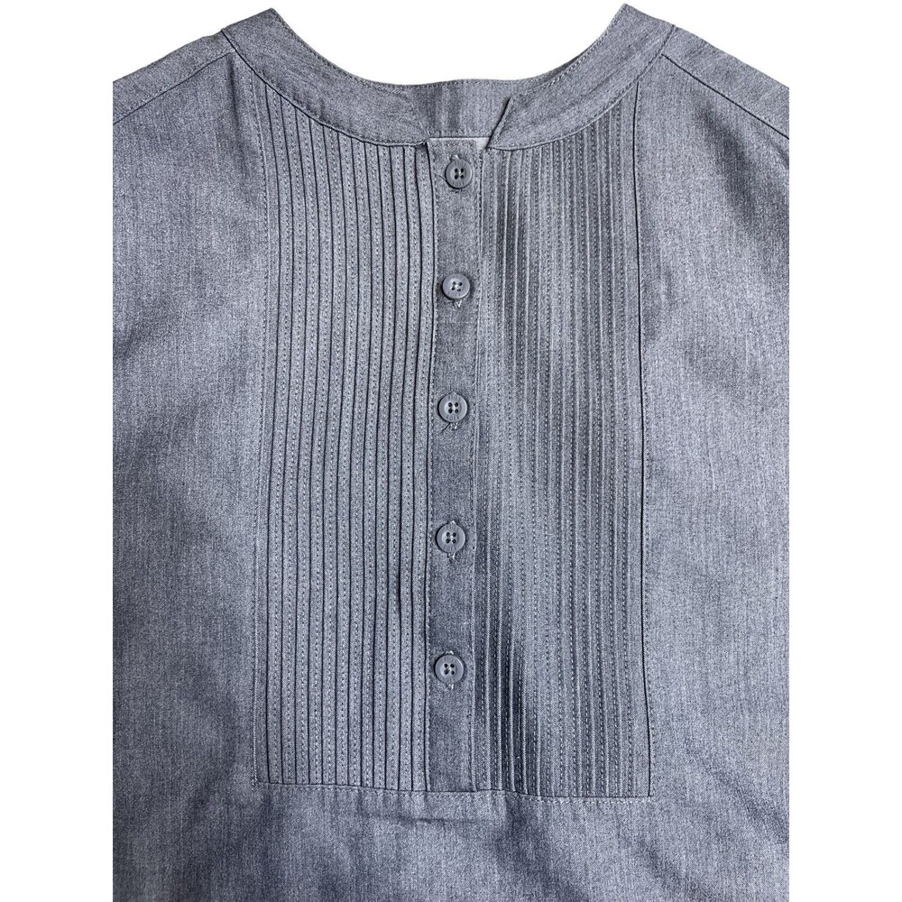 Figs Mua Pintuck Scrub Set Women Gray Technical Collection Top & Bottom size XXS - Picture 14 of 16